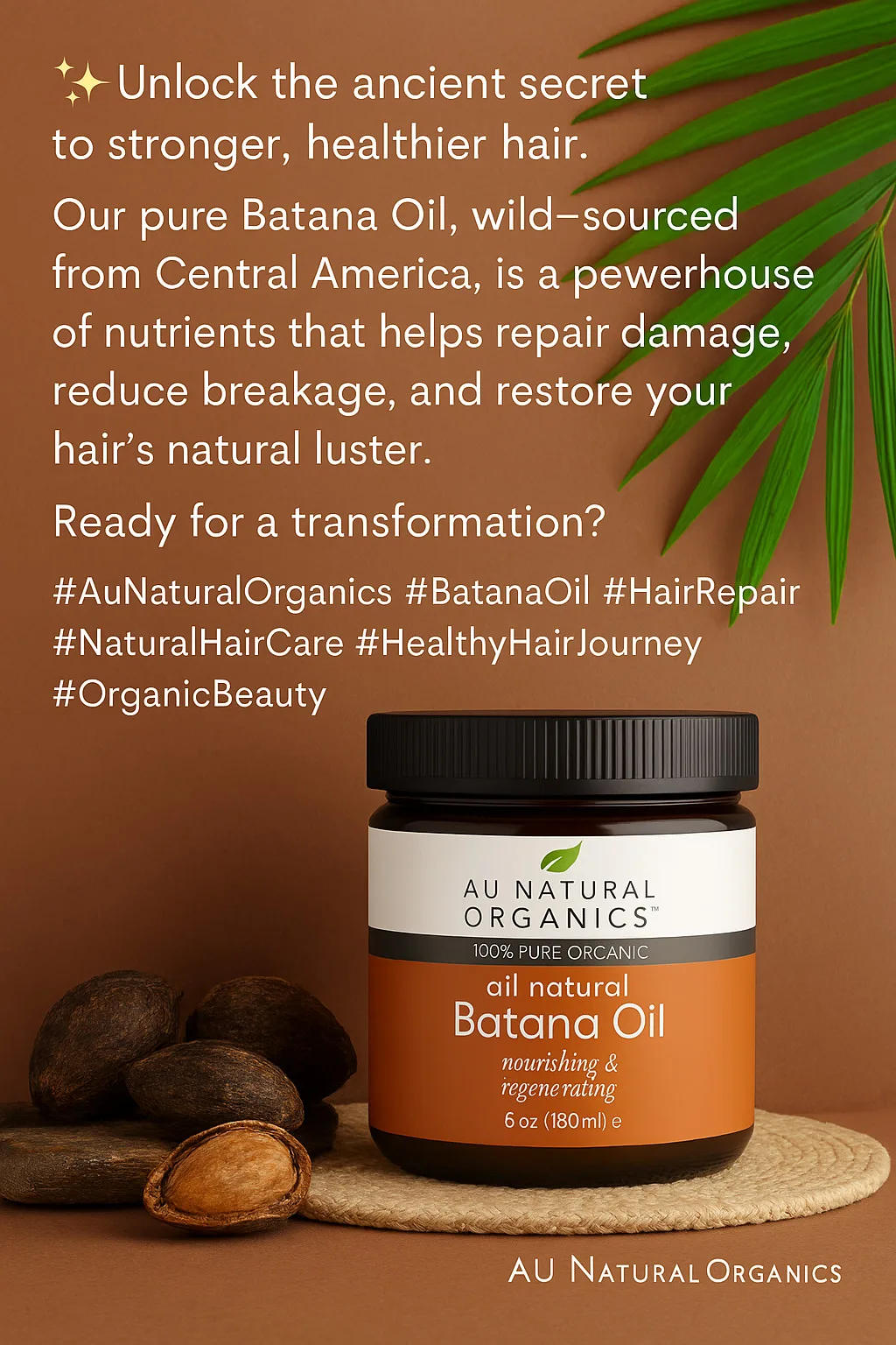 100%-Pure-Batana-Oil 100% Raw Batana Oil: Best For Hair &Amp; Skin (6Oz) - Image 3