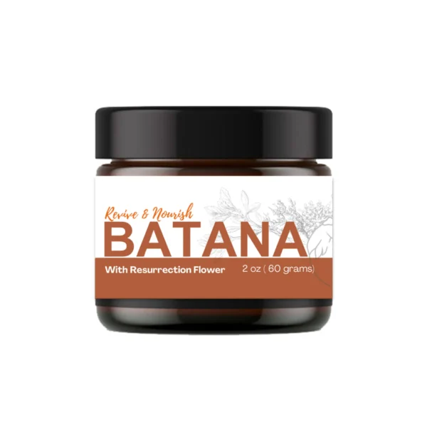 batana oil with Resurrection flowers